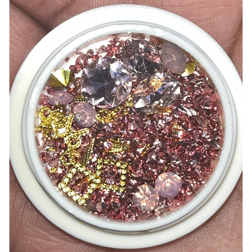 Mixed Rhinestones, Nail Jewelry, Nail Crystals, Nail Charms, Nail Gems