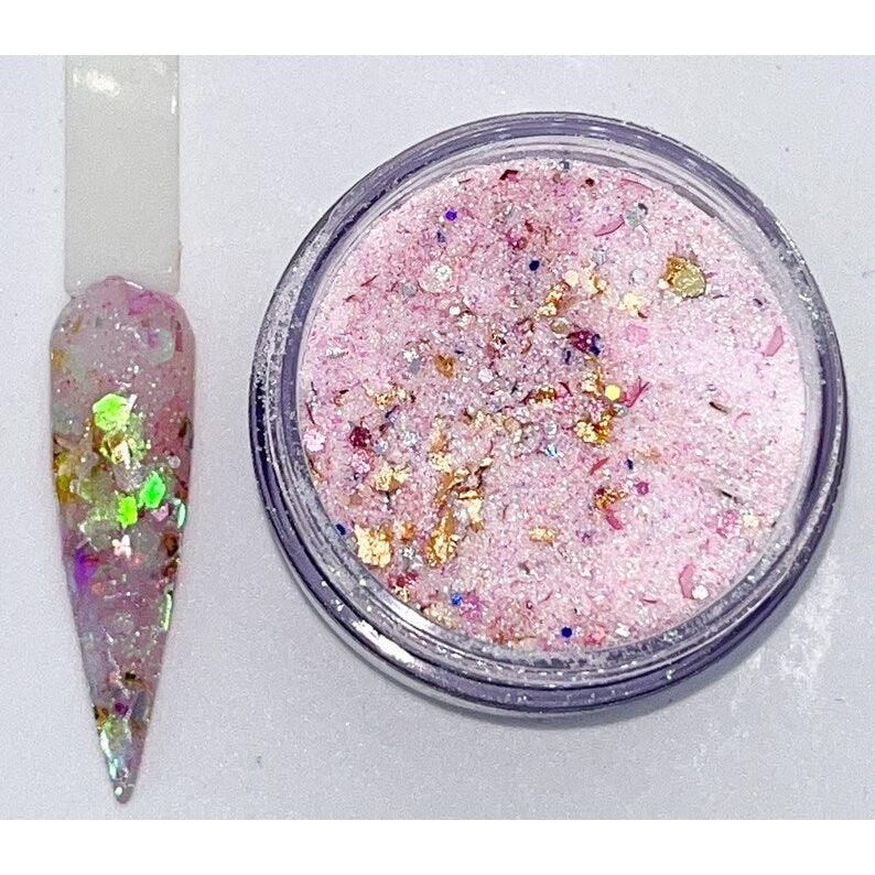 Lover at Heart Glitter acrylic powder, best glitter acrylic powder, glitter acrylic powder for acrylic nails, glitter nail dip, glitter nail dipping powder, acrylic powder