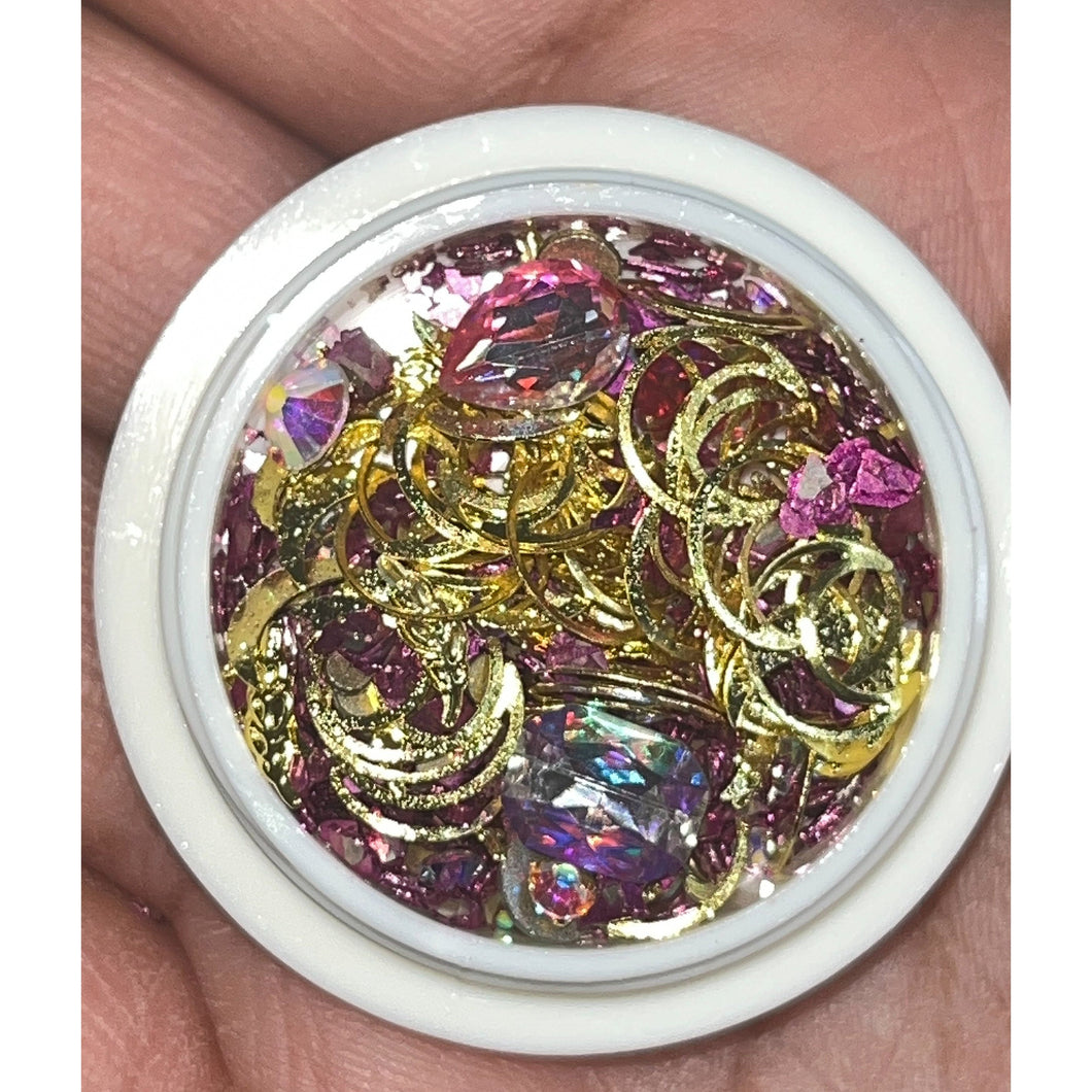 Mixed Rhinestones, Nail Jewelry, Nail Crystals, Nail Charms, Nail Gems
