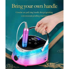 Electric Nail Drill - Rechargeable Nail Drill Machine 35000 RPM - Portable Nail Drill For Manicure