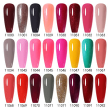 15ml Pastel Colors Gel Nail Polish Nails Semi Permanent Soak Off Gel UVLED Varnishes Base Top Gel Polish Nail Art
