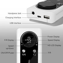Electric Nail Drill Machine - 45000 RPM Electric Portable Nail File - Rechargeable