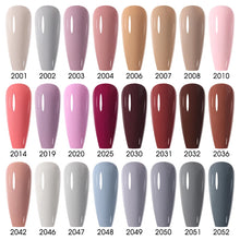 15ml Pastel Colors Gel Nail Polish Nails Semi Permanent Soak Off Gel UVLED Varnishes Base Top Gel Polish Nail Art