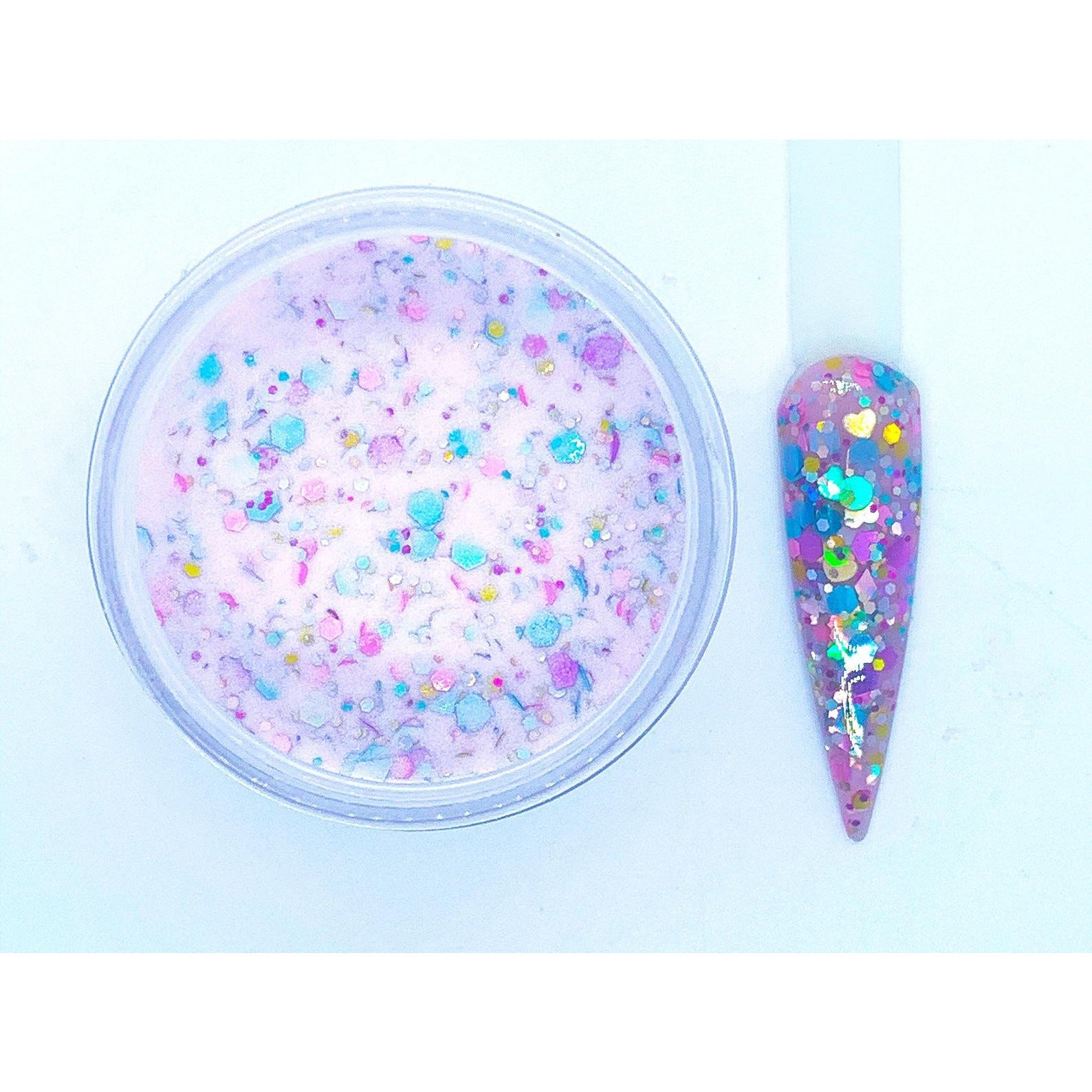 fantasy glitter acrylic