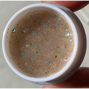 Gold Mine Glitter Nail Gel - Custom Gel - Liquid Glitter Encapsulation Gel- Builder Gel