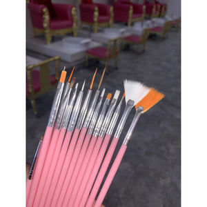 15 PCS Nail Art Brush Set