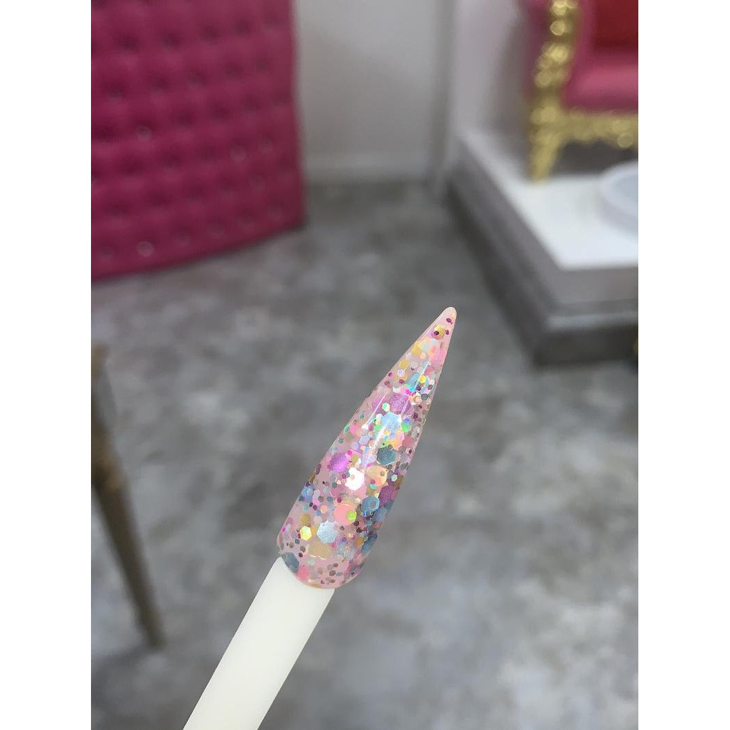 Fantasy Glitter acrylic powder, best glitter acrylic powder, glitter acrylic powder for acrylic nails, glitter nail dip, glitter nail dipping powder, acrylic powder