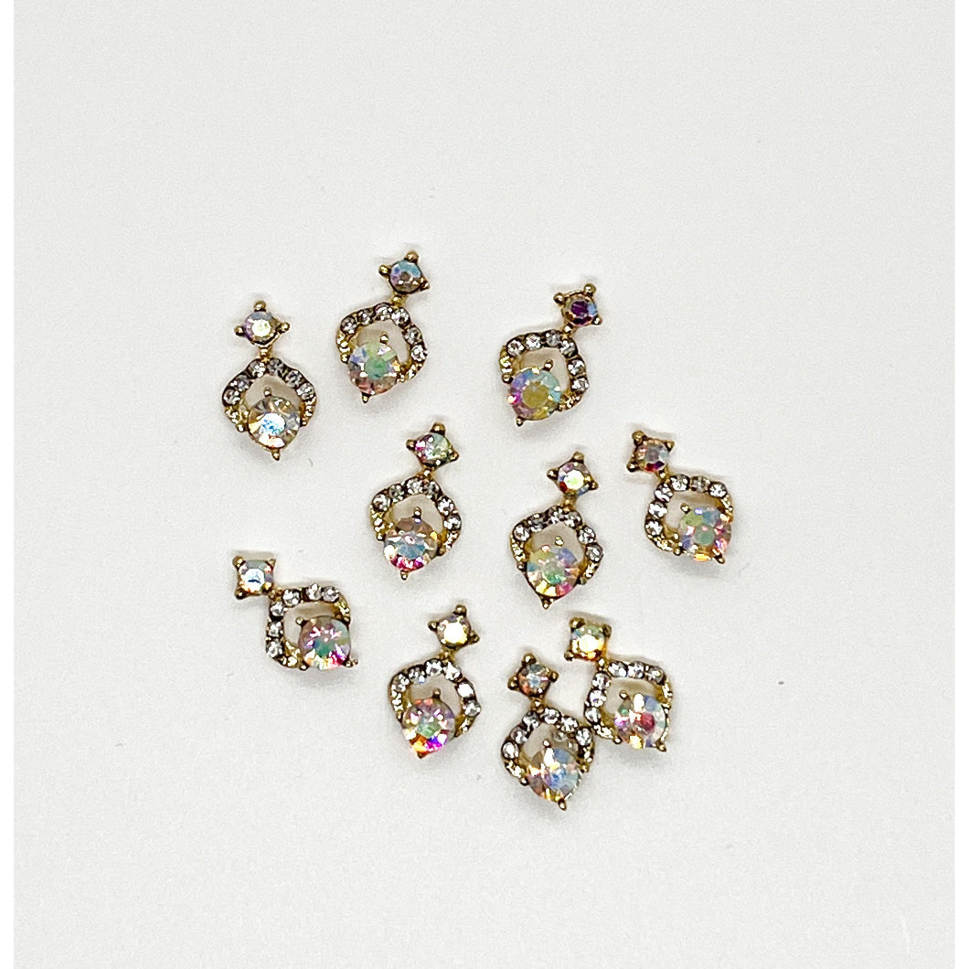 10 PCs Crystal Nail Charms