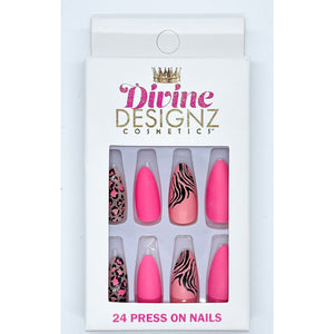 24 pcs Almond Press On Nails