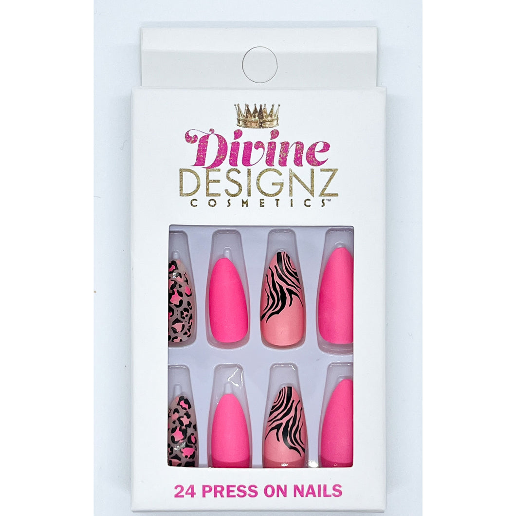 24 pcs Almond Press On Nails