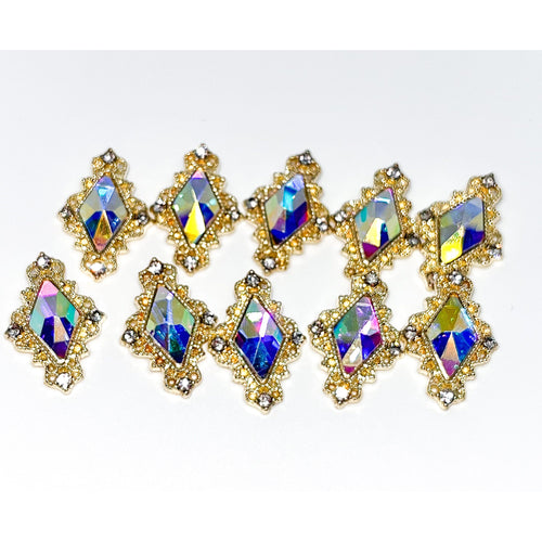 10 PCs Crystal Nail Charms