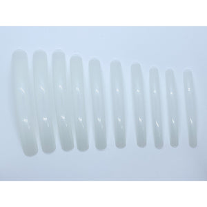 20 PCS XXL Natural Square Nail Tips - Full Well Nails - Extra Long Square Tips