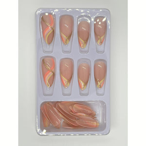 24 pcs Almond Press On Nails