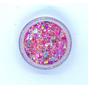 Pink Confetti Nail Glitter
