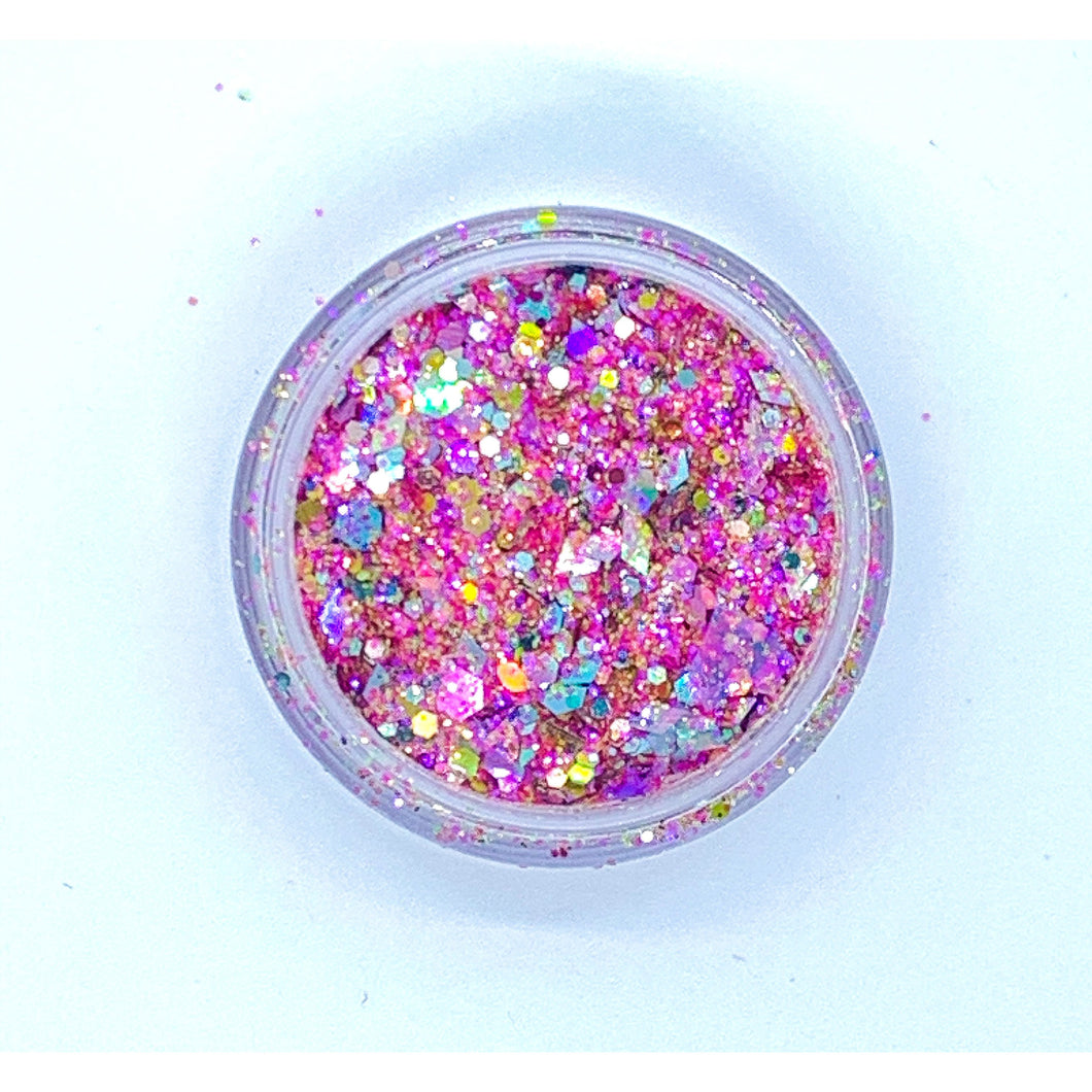 Pink Confetti Nail Glitter