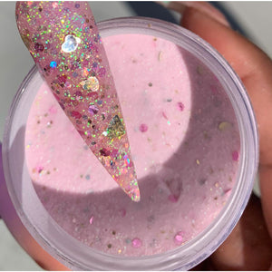 Love of my Life Acrylic Powder- Glitter Acrylic Powder - Nail Glitter